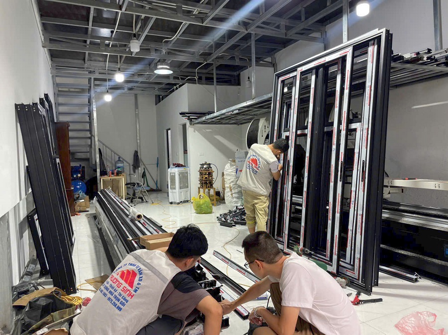 Chế tạo sản xuất cửa nhôm kính